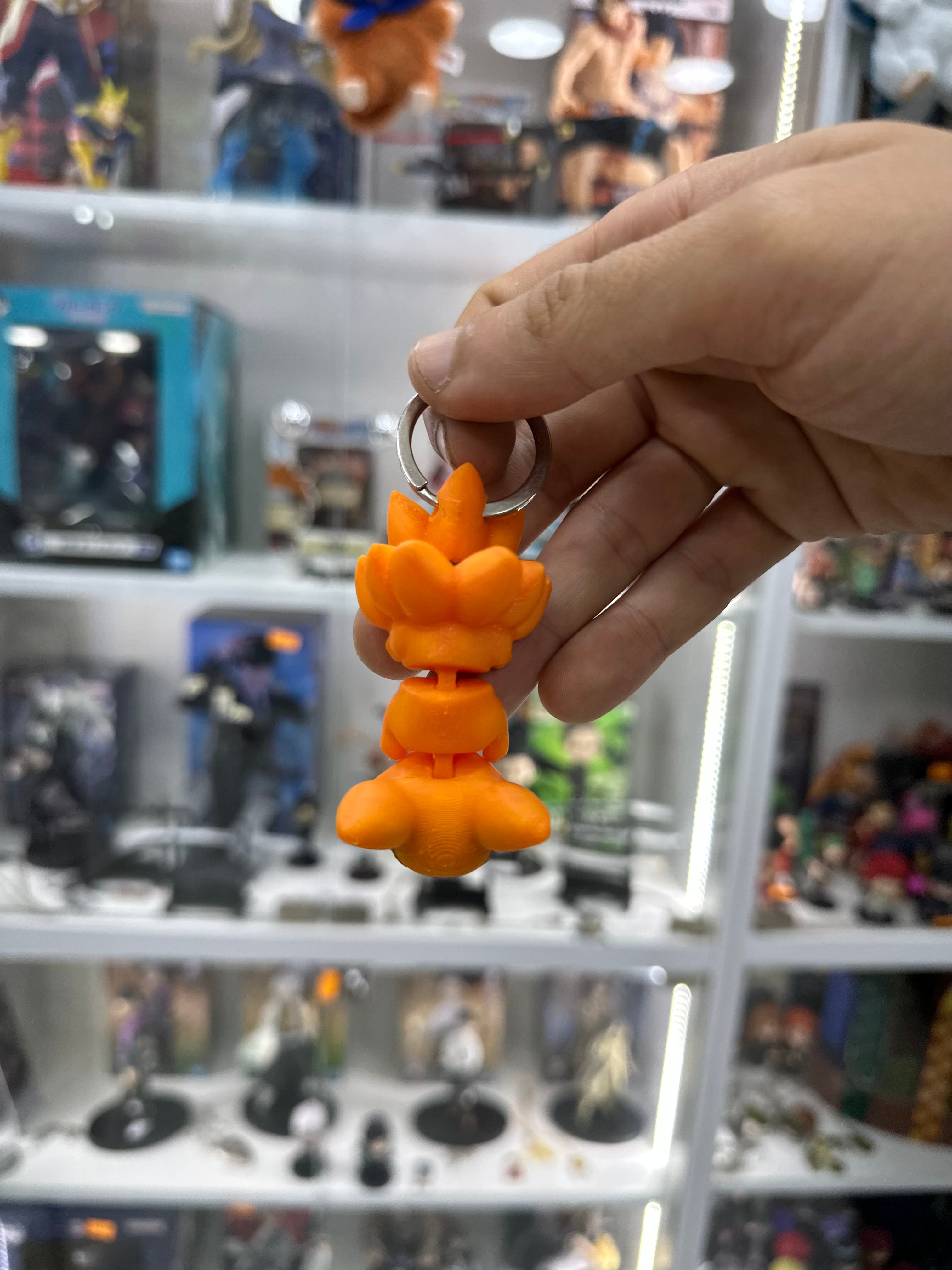 Porte-clé 3D articulée | Kyubi Naruto