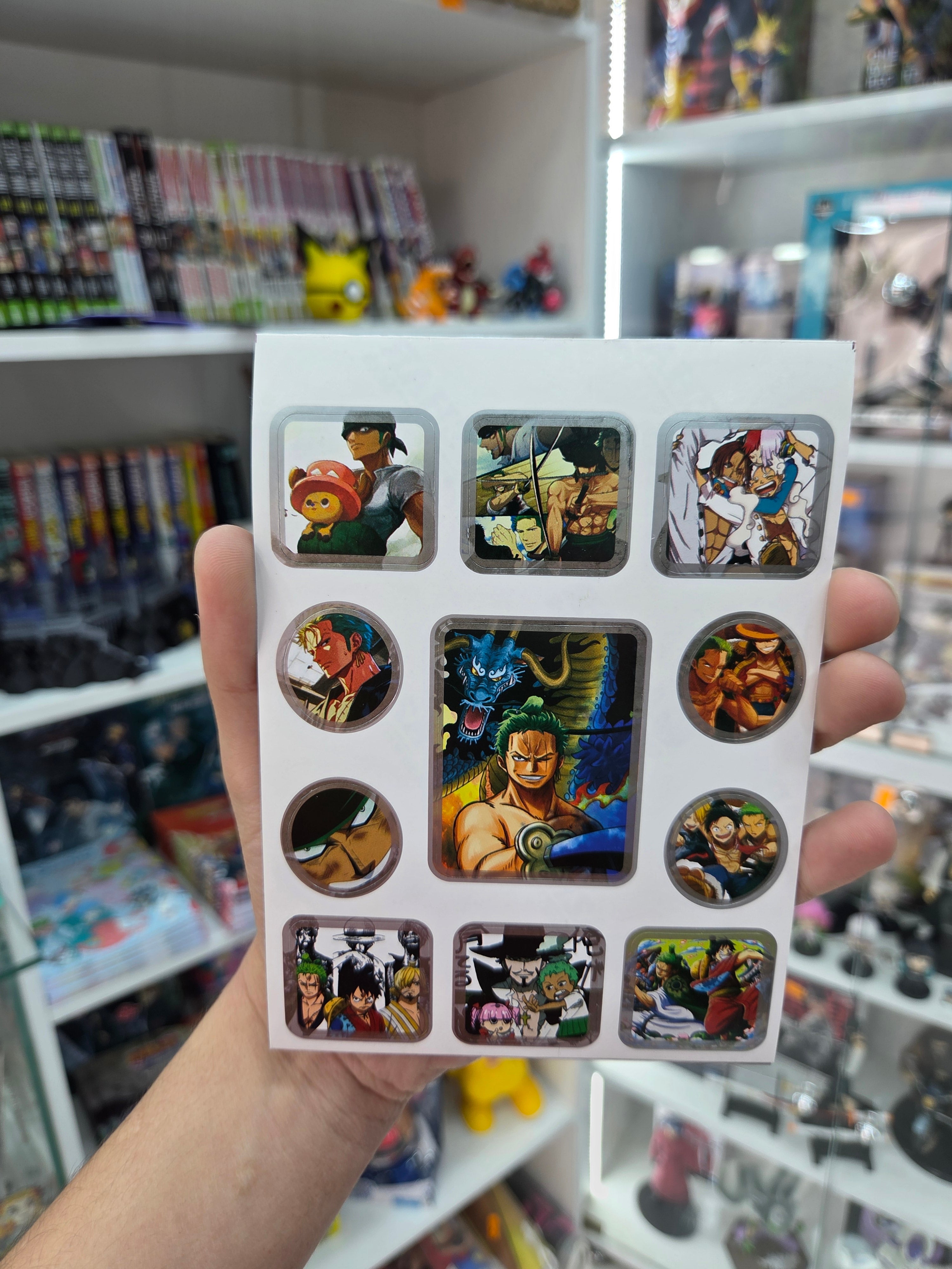 carnet sticker one piece zoro (46 piece)