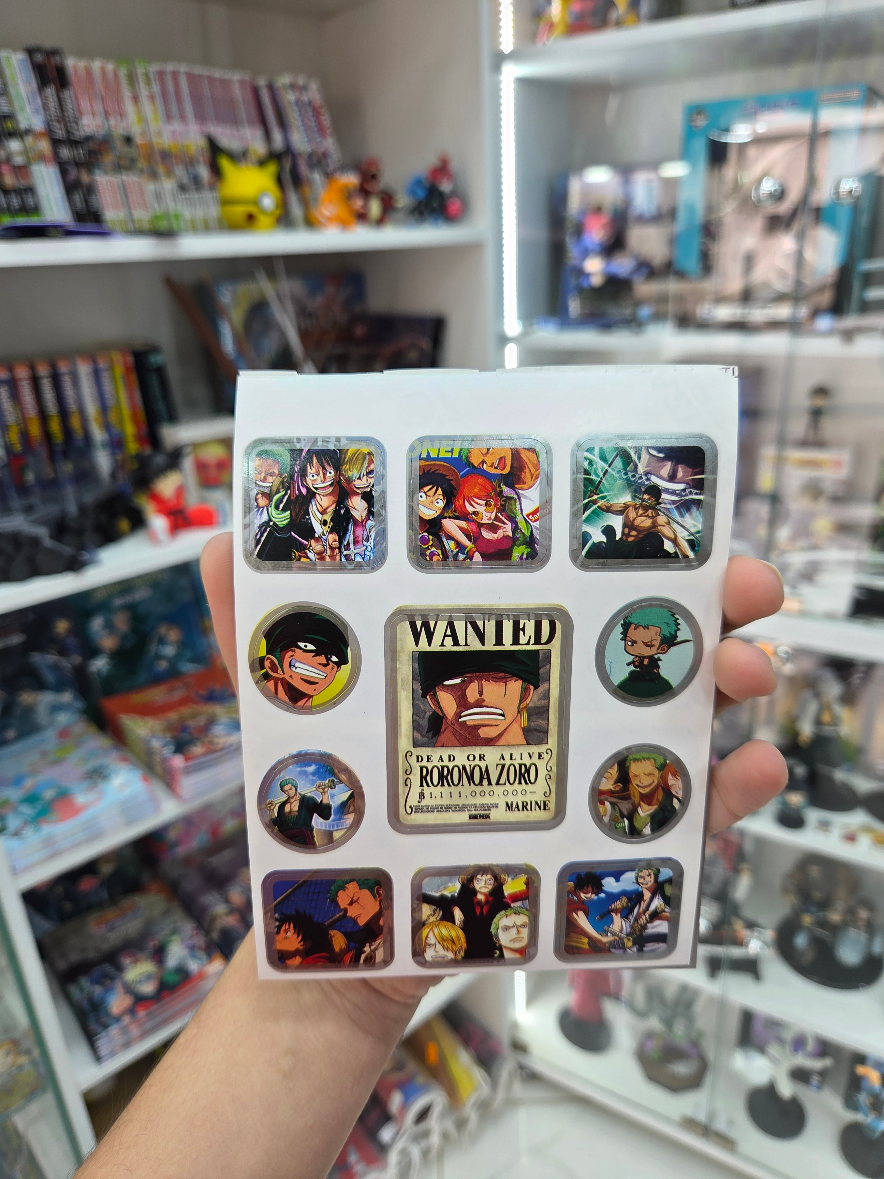 carnet sticker one piece zoro (46 piece)