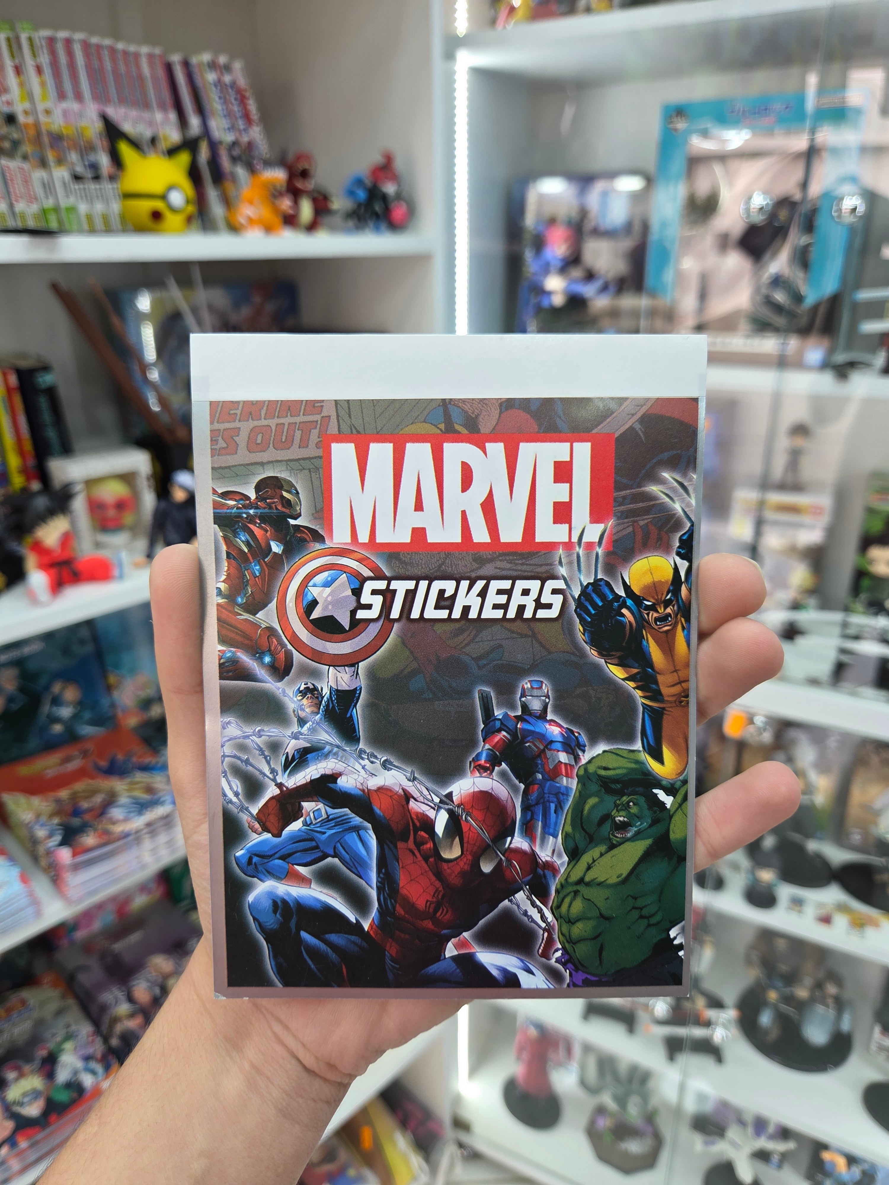 carnet stickers marvel (46 piece)