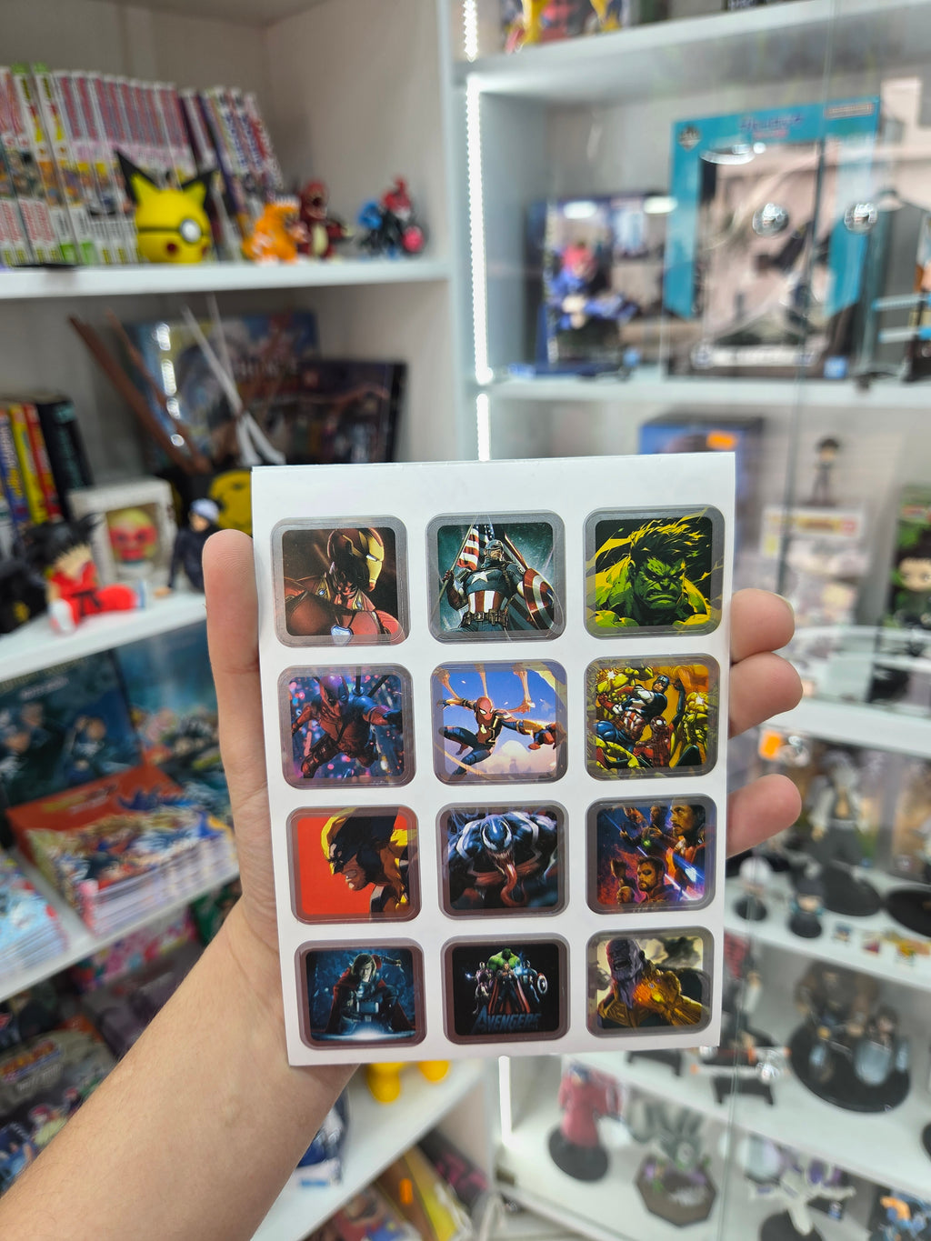 carnet stickers marvel (46 piece)