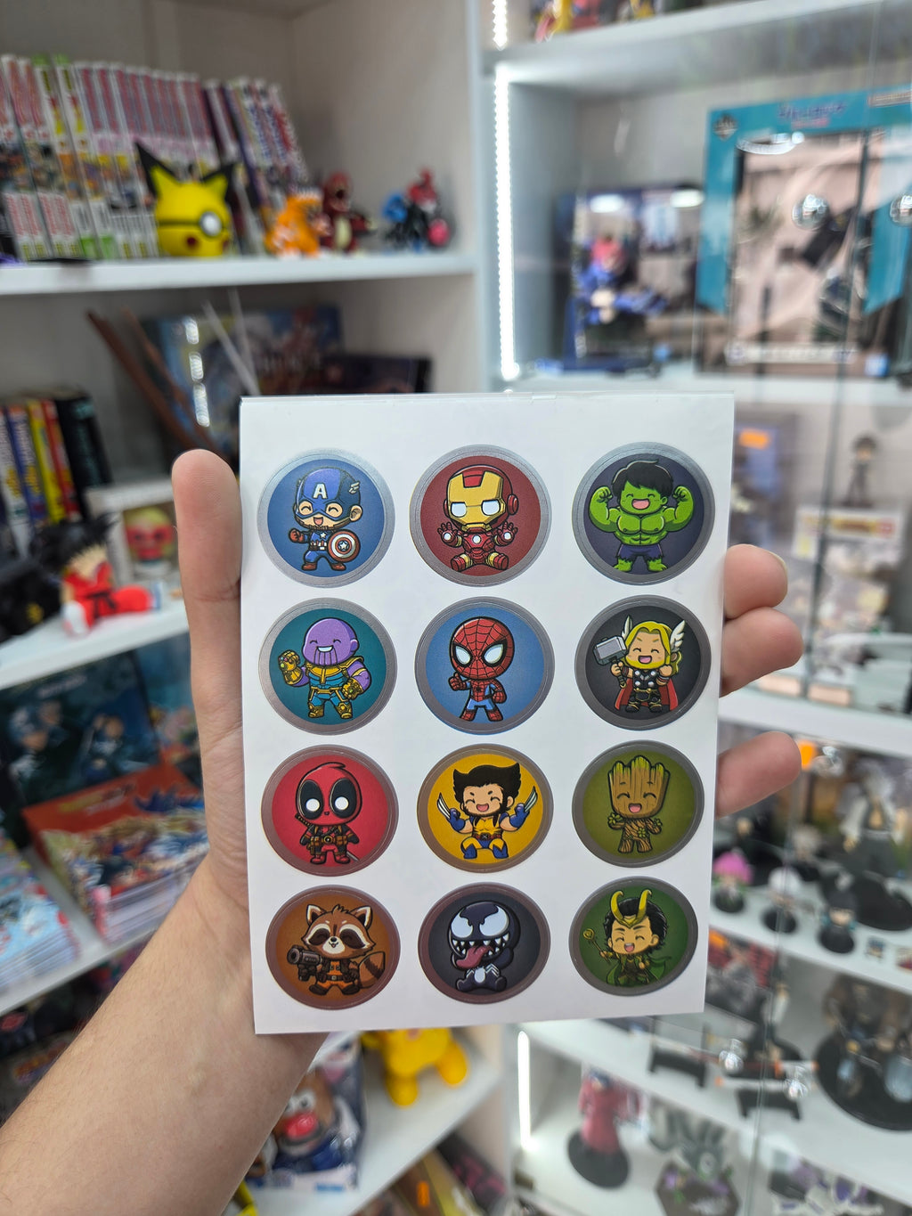 carnet stickers marvel (46 piece)
