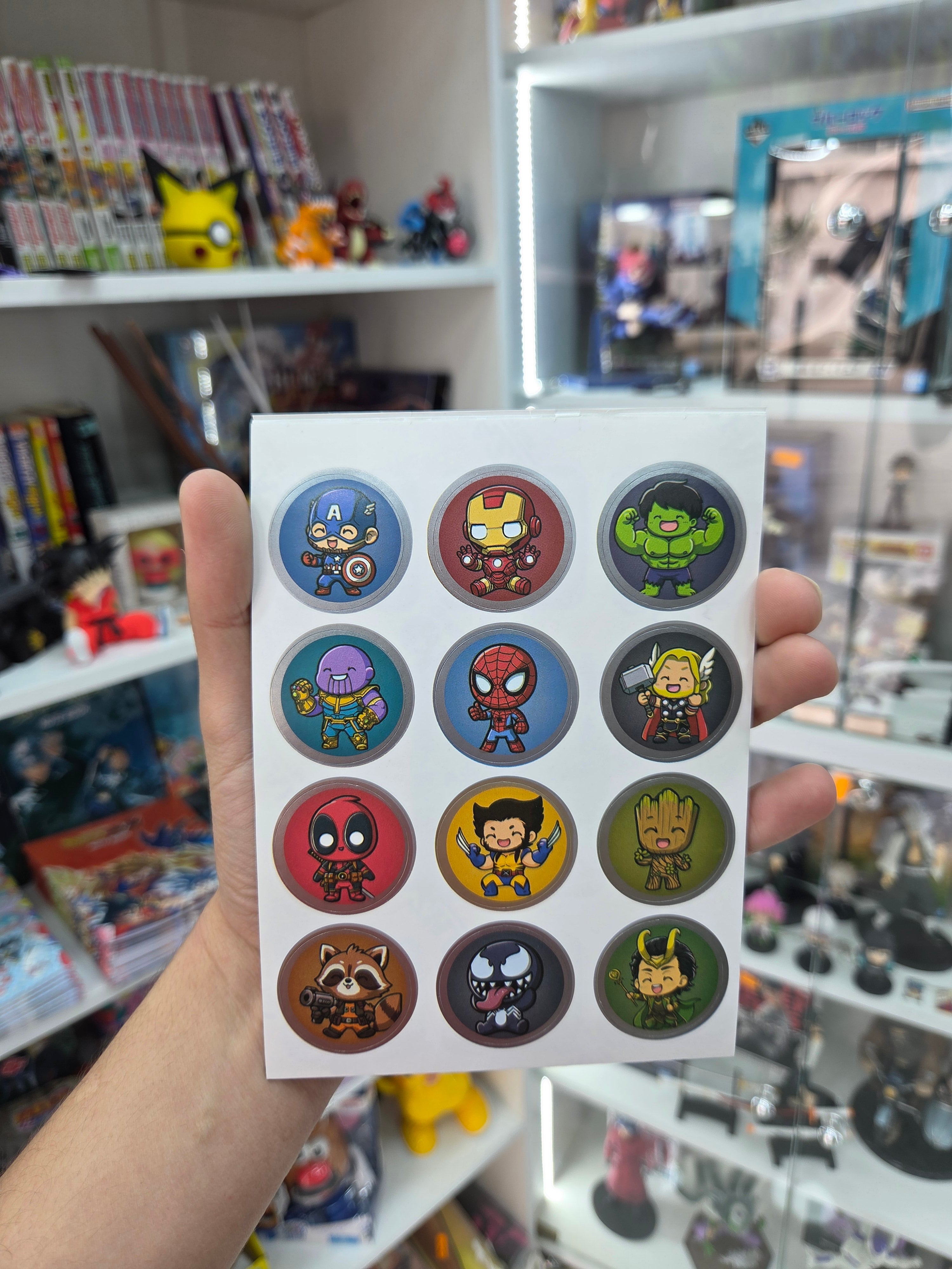 carnet stickers marvel (46 piece)