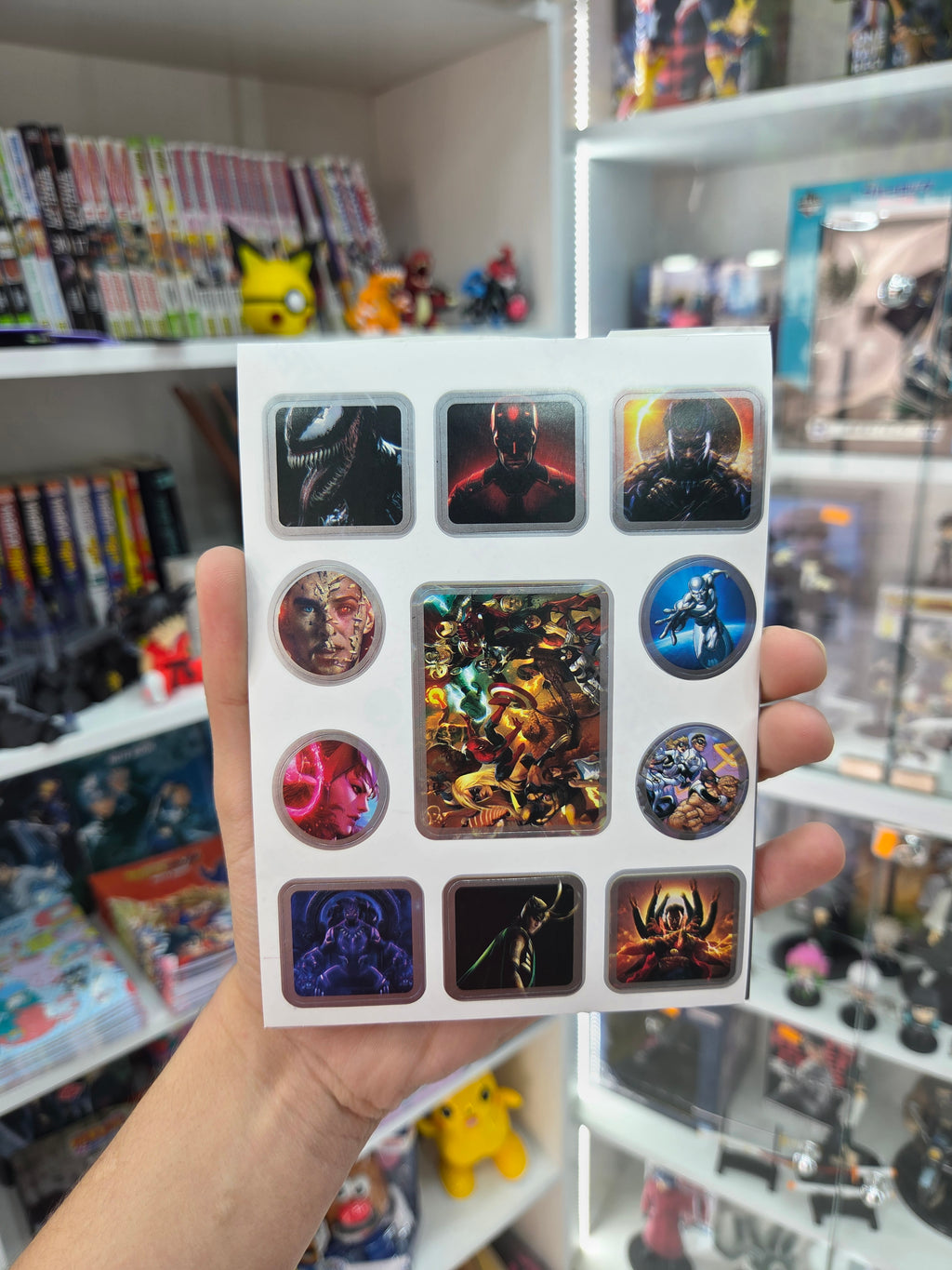 carnet stickers marvel (46 piece)