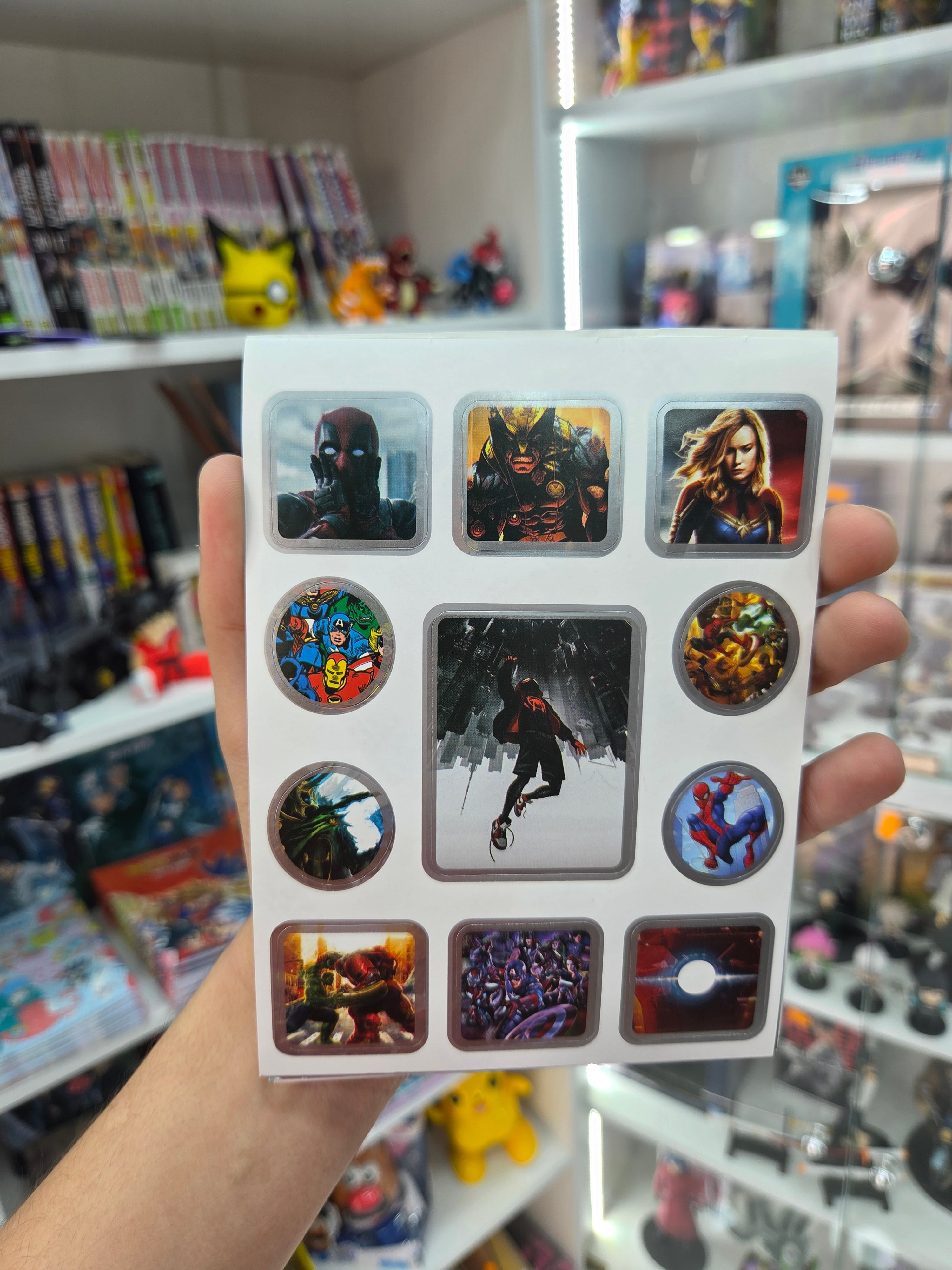 carnet stickers marvel (46 piece)