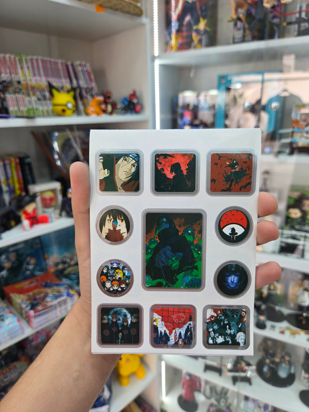 carnet stickers Naruto akatsuki (46 piece )