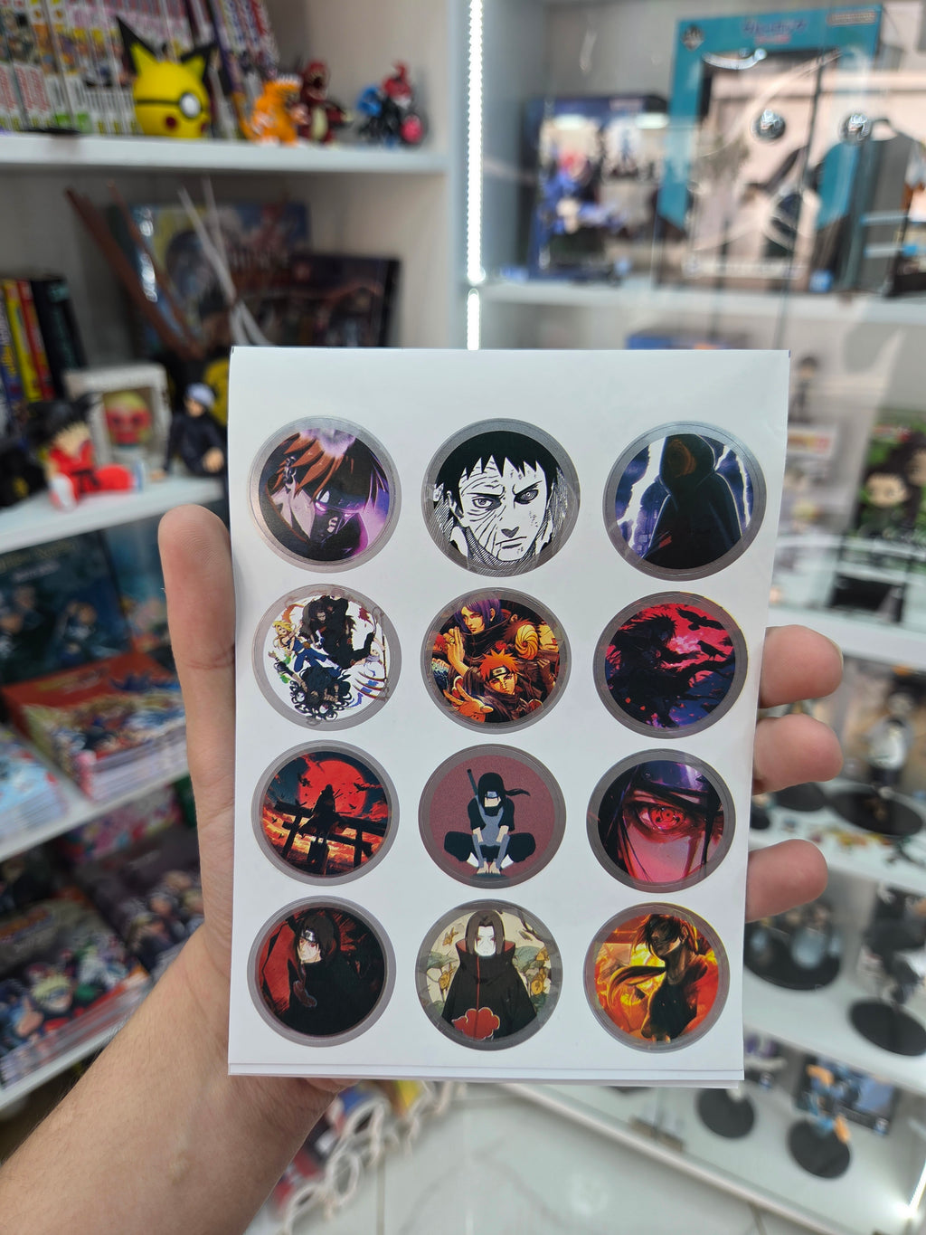 carnet stickers Naruto akatsuki (46 piece )
