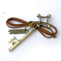 COLLIER CLÉ D'EREN YEAGER CORDON CUIR