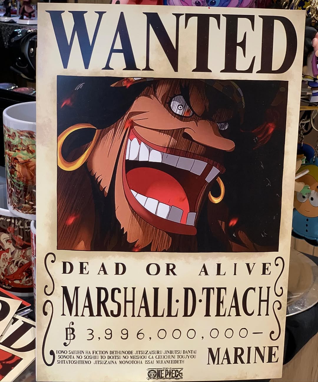 Poster One Piece | Marshall-D-Teach A4