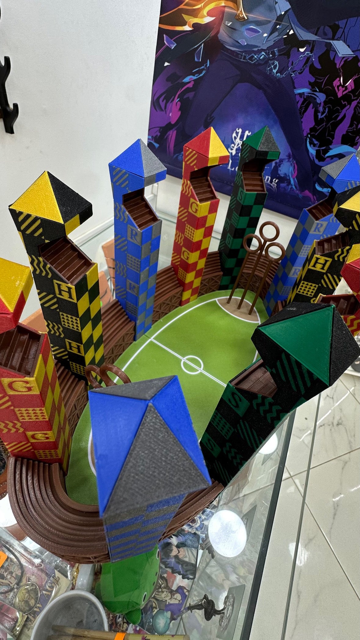Terrain de Quidditch de Poudlard en 3D