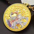 Collier One Piece | Luffy Gear 5 en doré