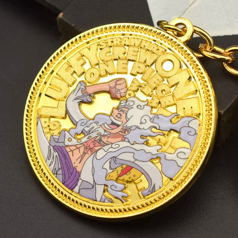 Collier One Piece | Luffy Gear 5 en doré