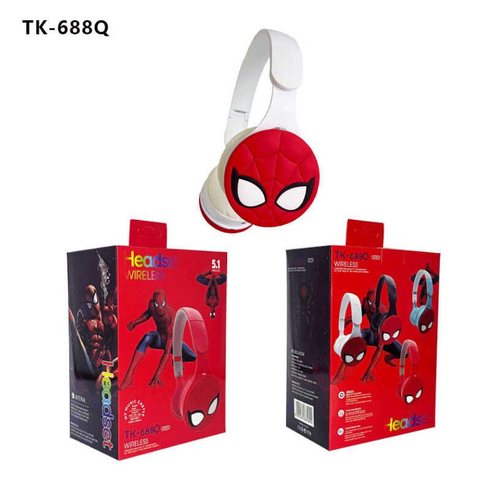 Casque Bluetooth Sans Fil Spider-Man TK-688Q