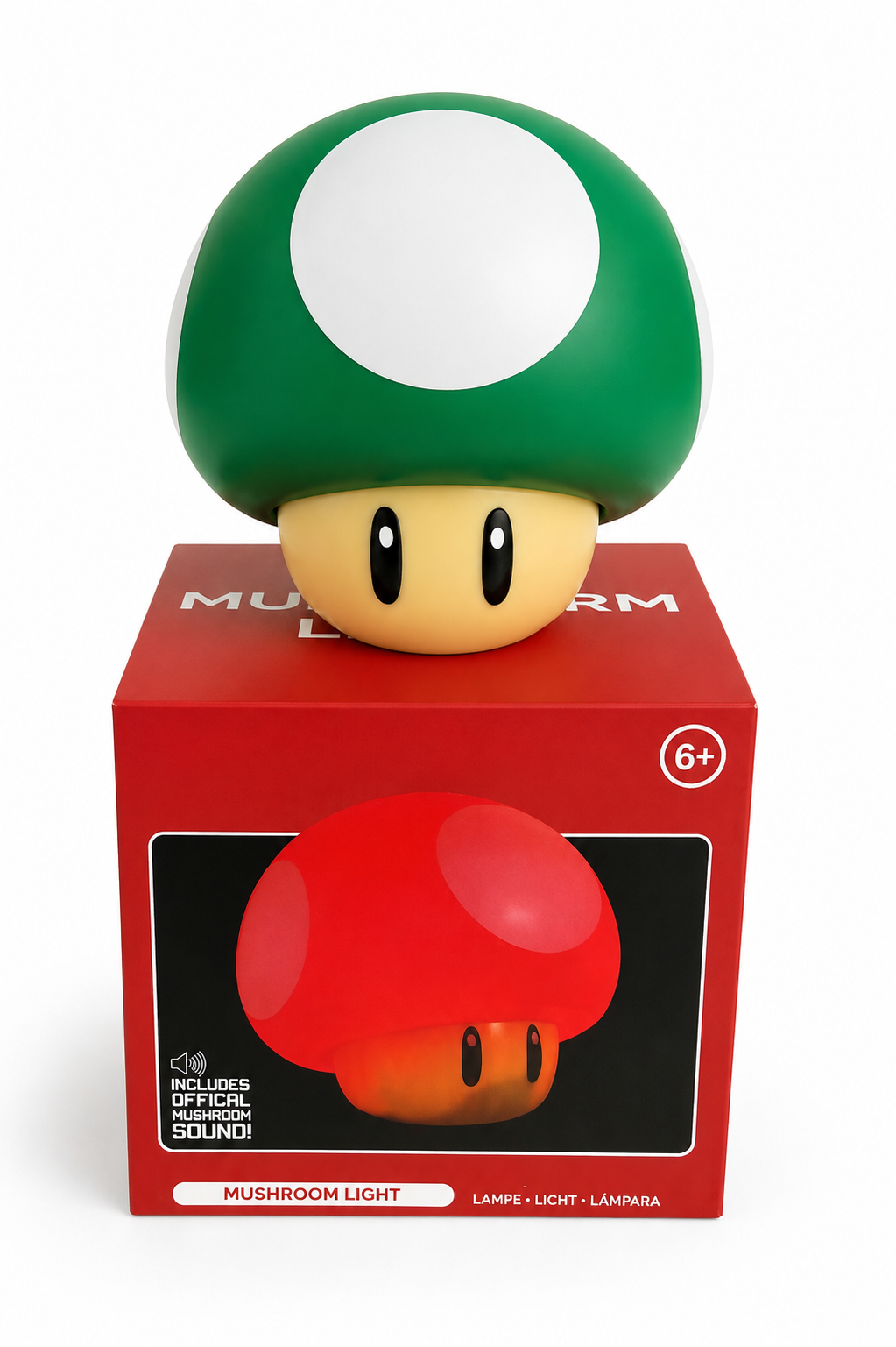 Lampe Champignon Mario – 1UP Vert