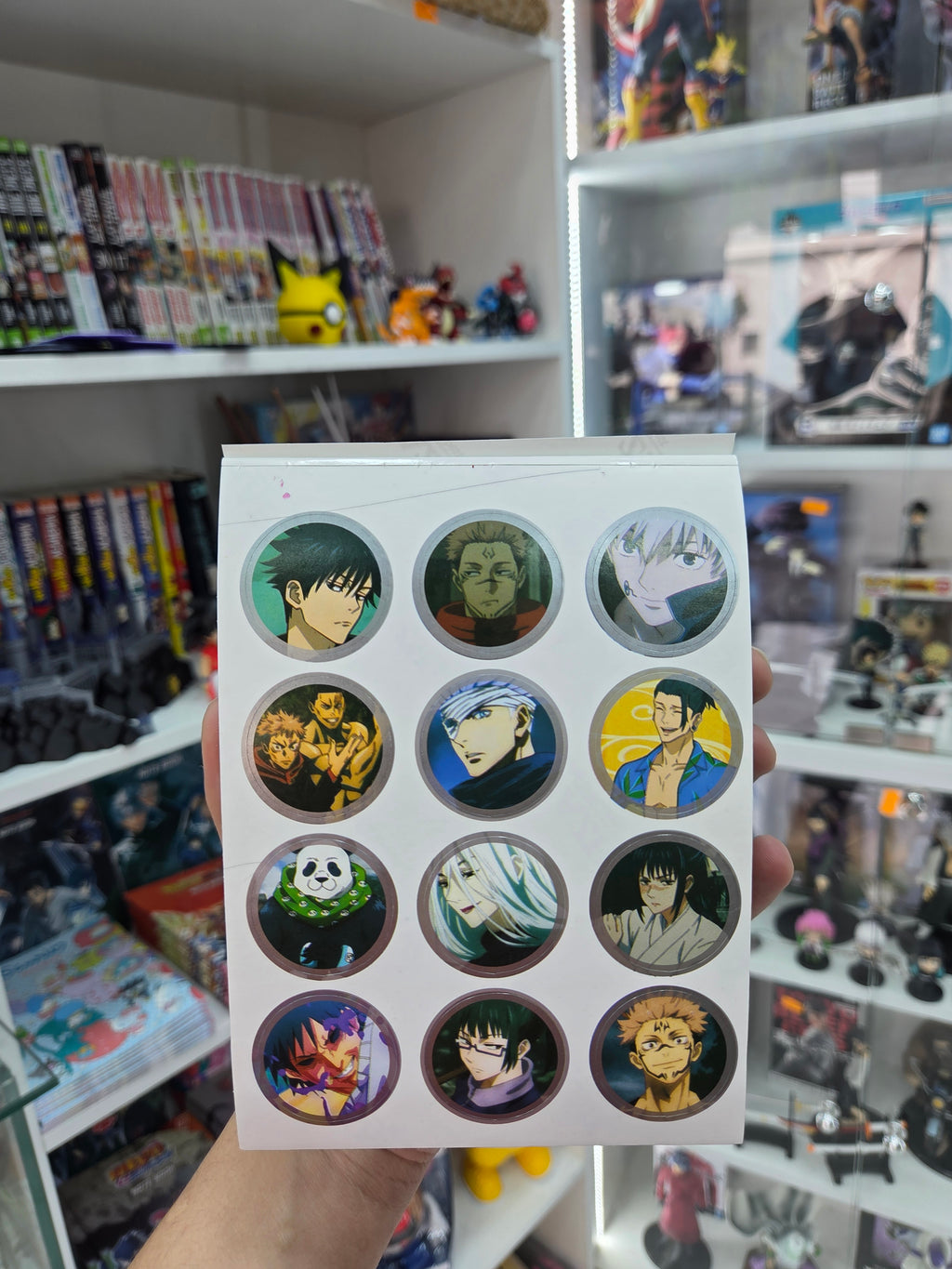 carnet stickers jujutsu kaisen (46 pieces)