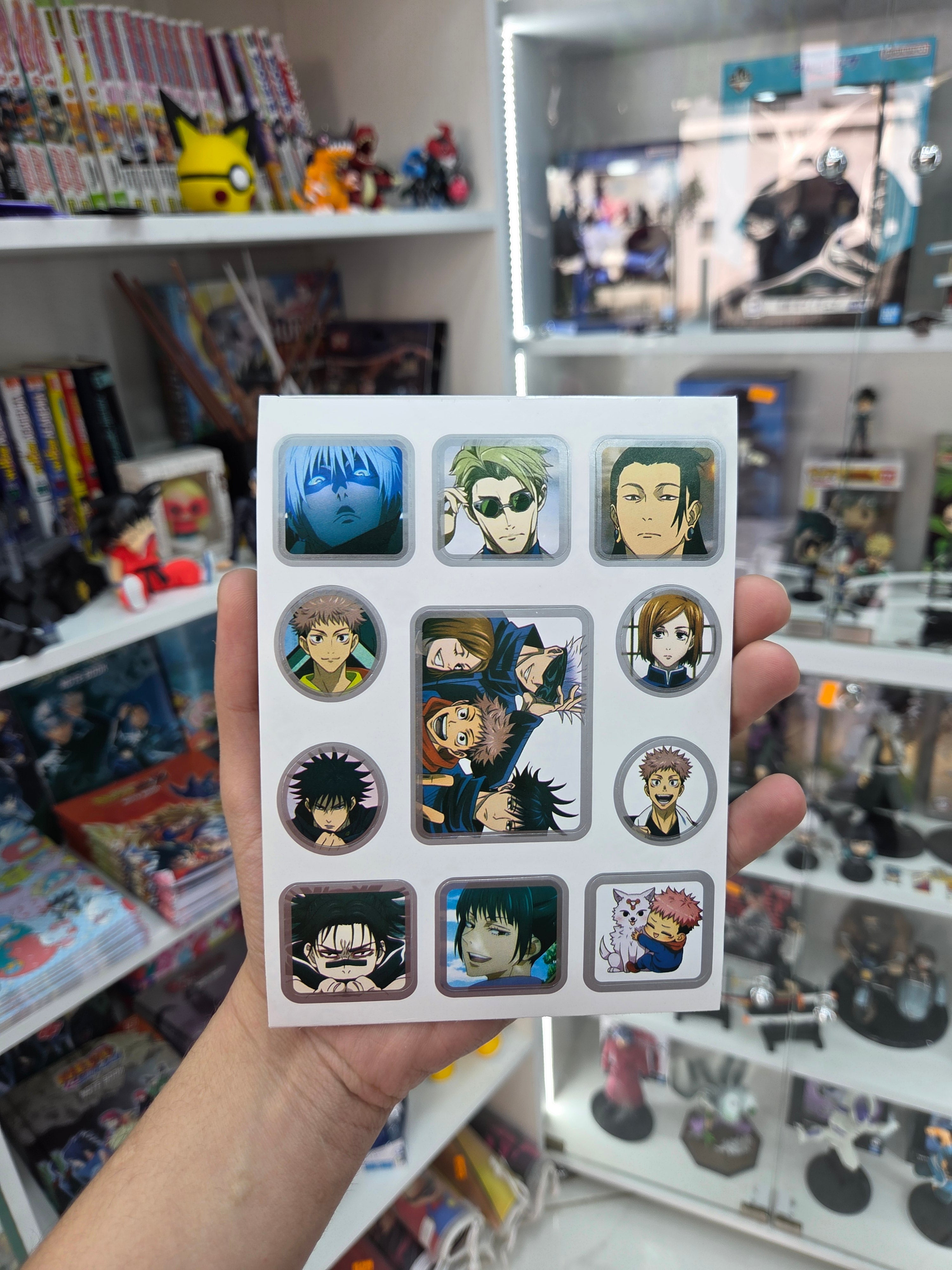 carnet stickers jujutsu kaisen (46 pieces)