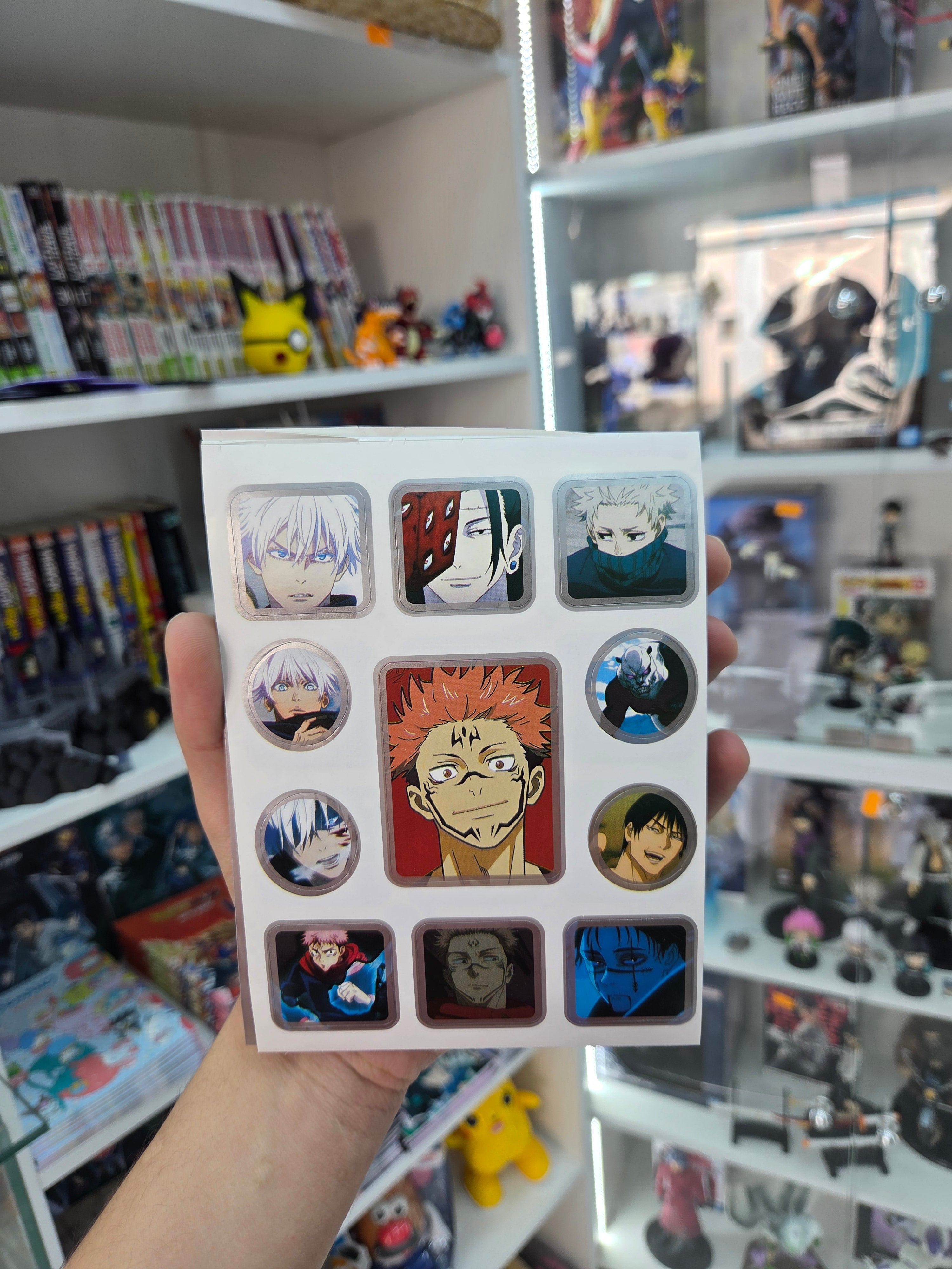 carnet stickers jujutsu kaisen (46 pieces)