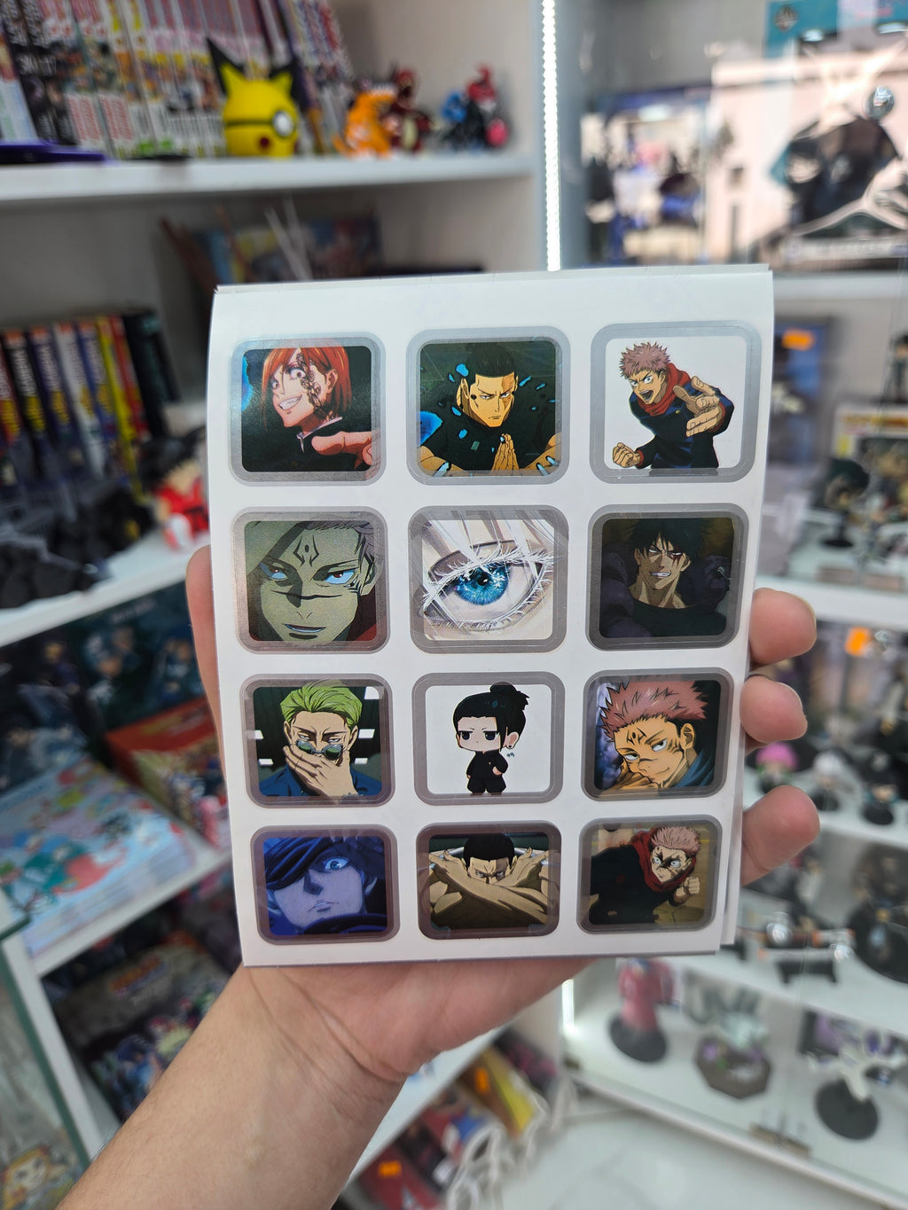 carnet stickers jujutsu kaisen (46 pieces)