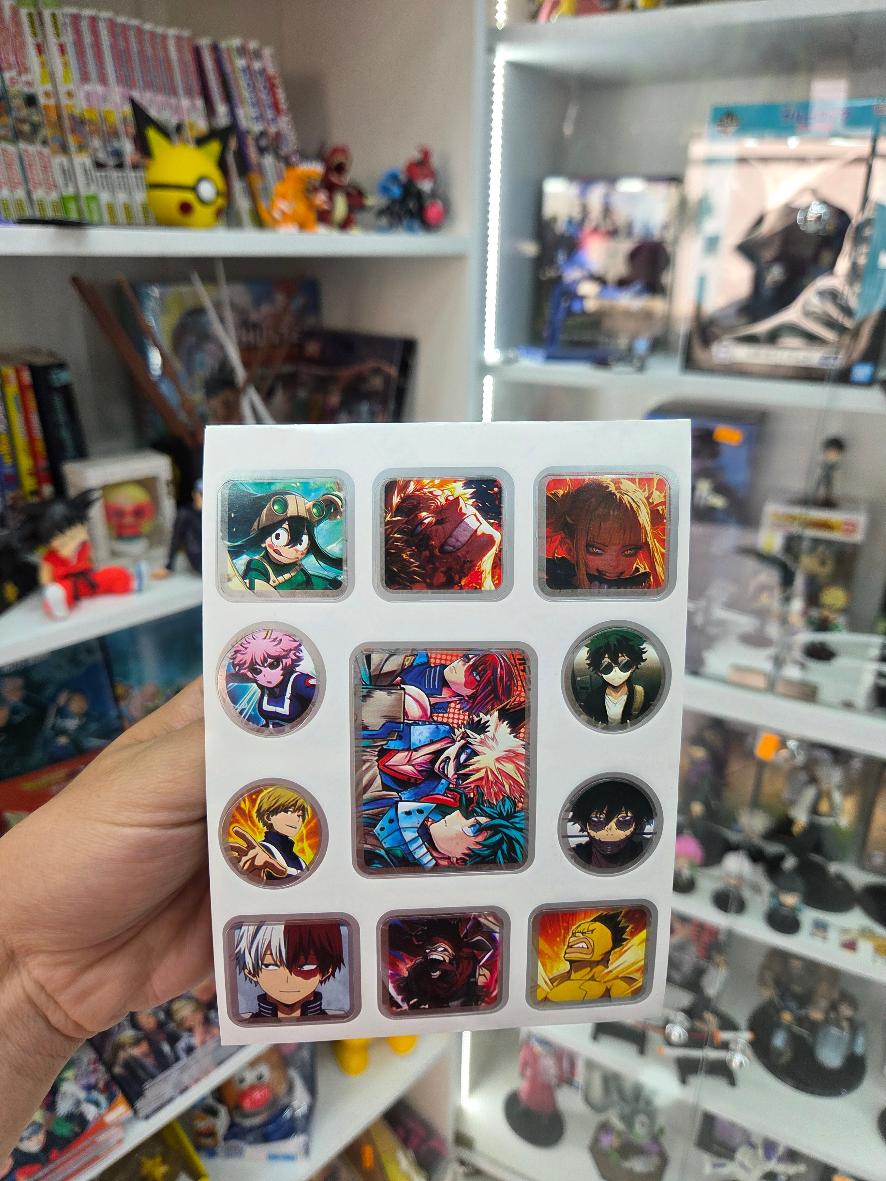 carnet stickers my hero academia (46 pieces)
