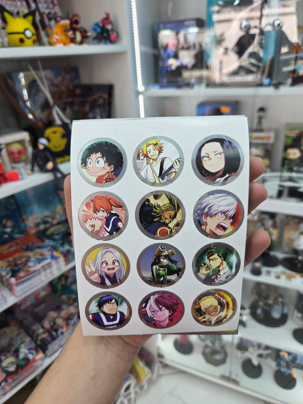 carnet stickers my hero academia (46 pieces)
