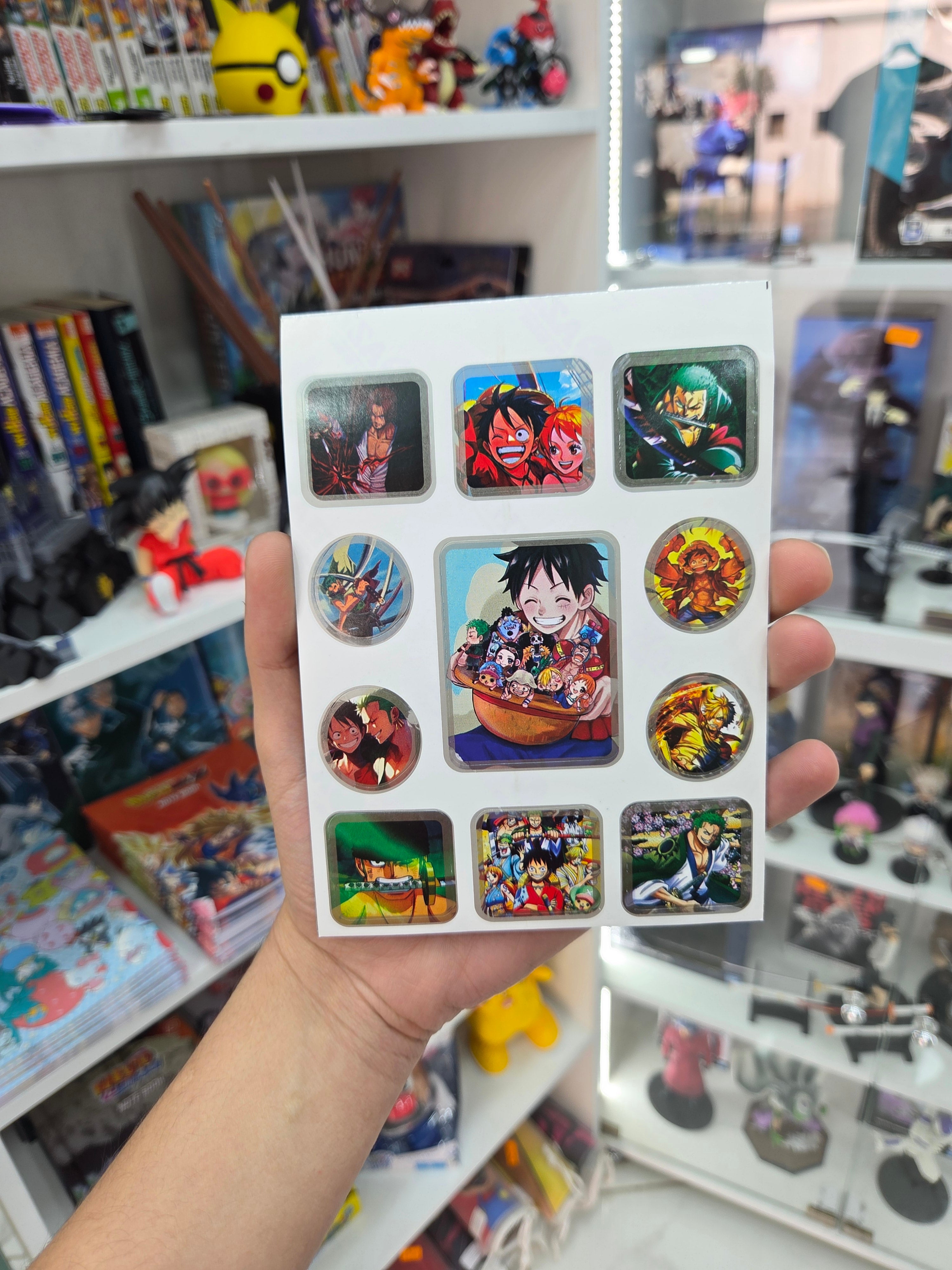 carnet stickers one piece (46 piece)