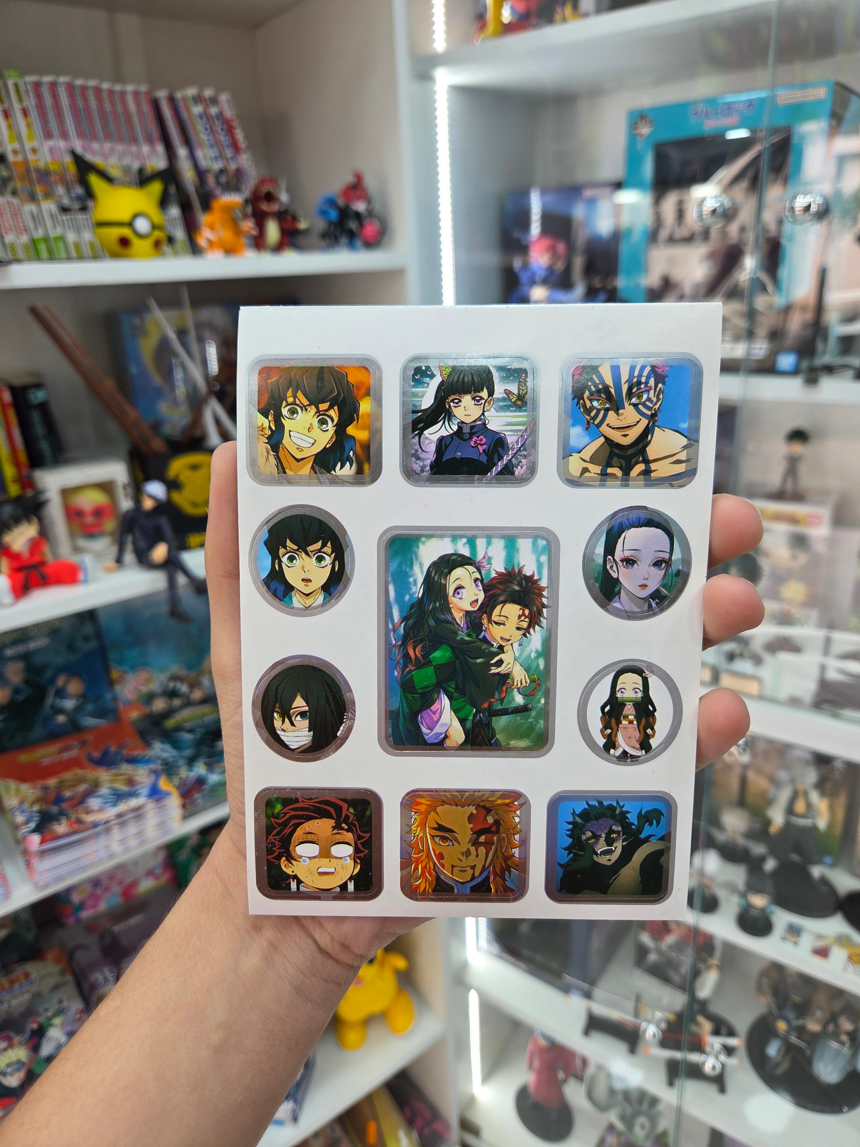carnet stickers Demon slayer (46 pieces)