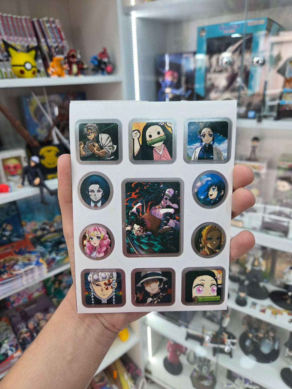 carnet stickers Demon slayer (46 pieces)