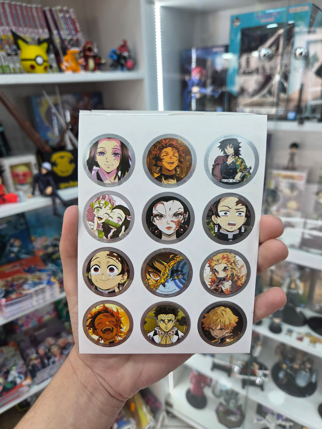 carnet stickers Demon slayer (46 pieces)