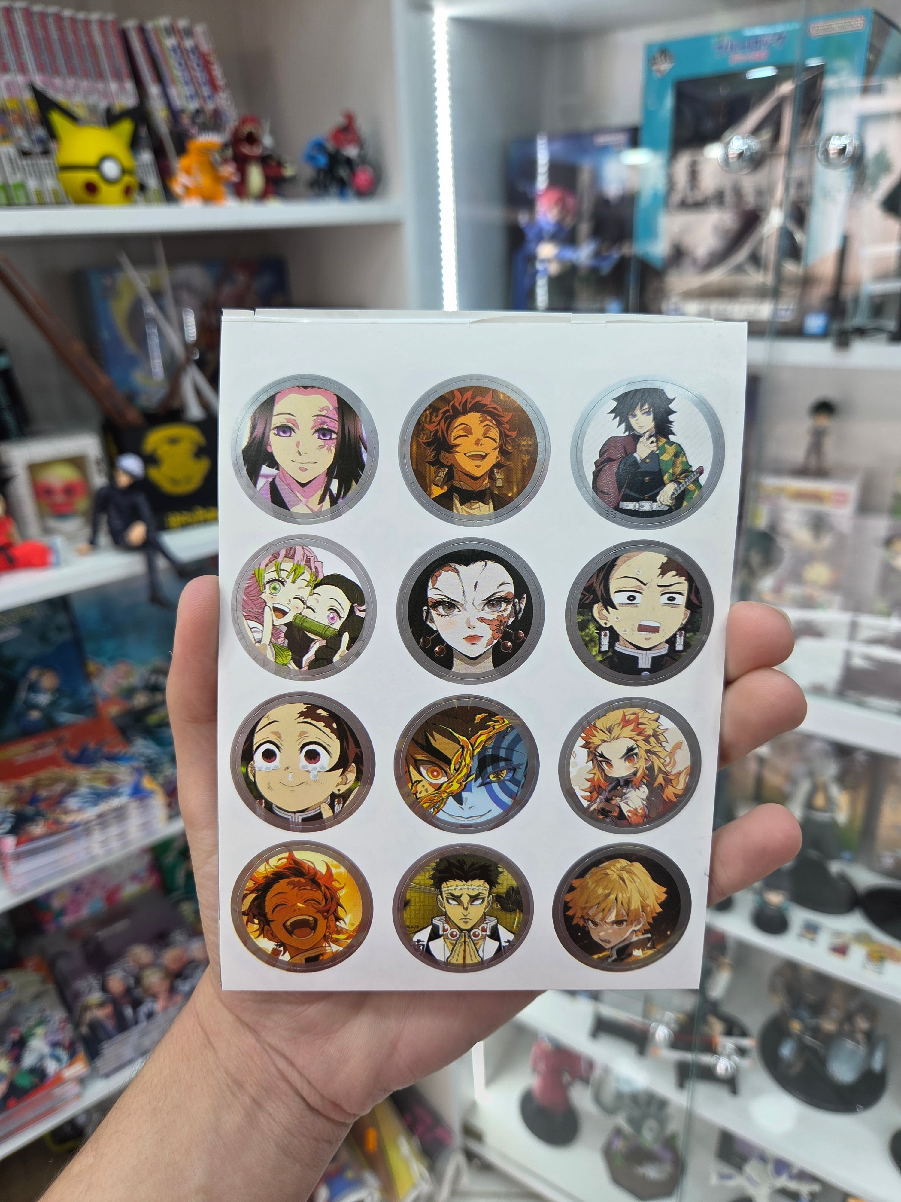 carnet stickers Demon slayer (46 pieces)