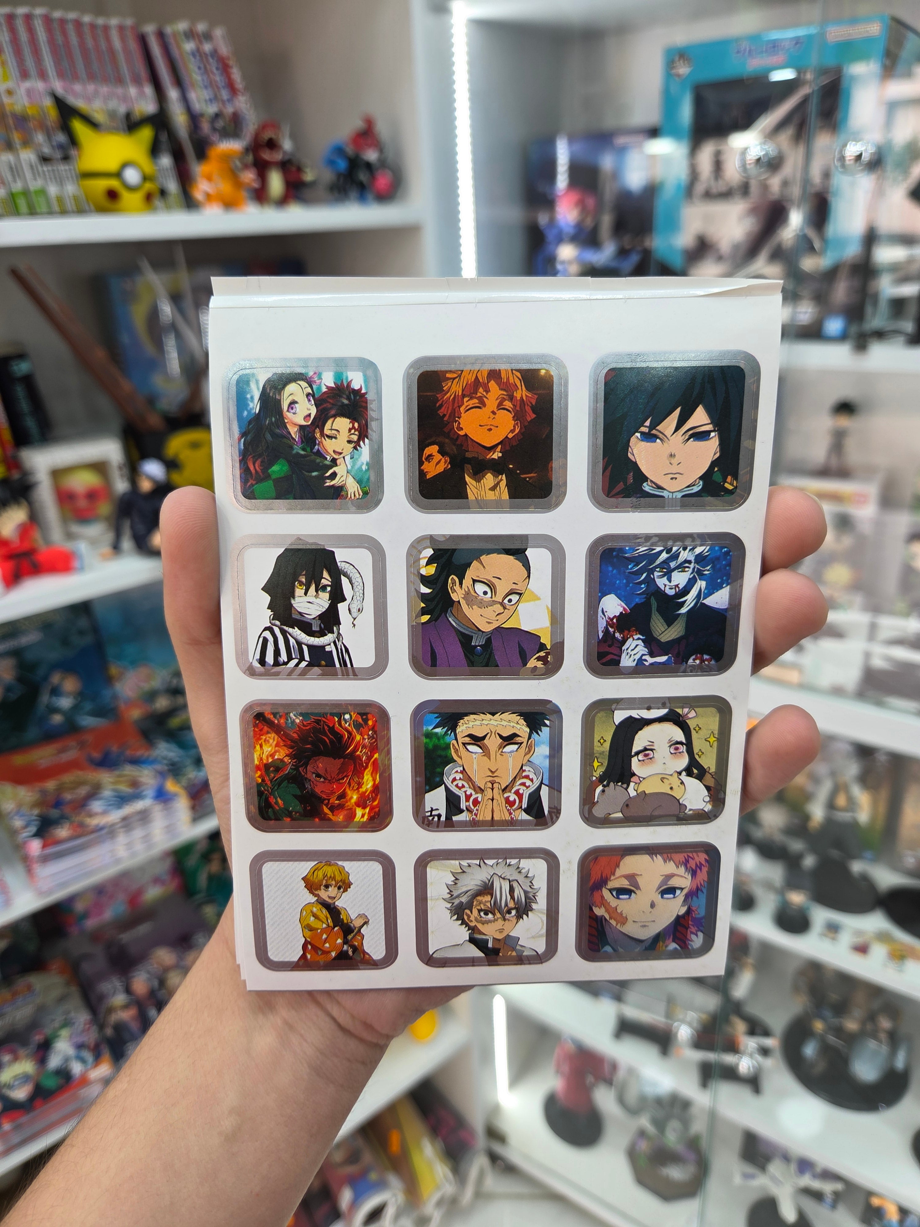 carnet stickers Demon slayer (46 pieces)