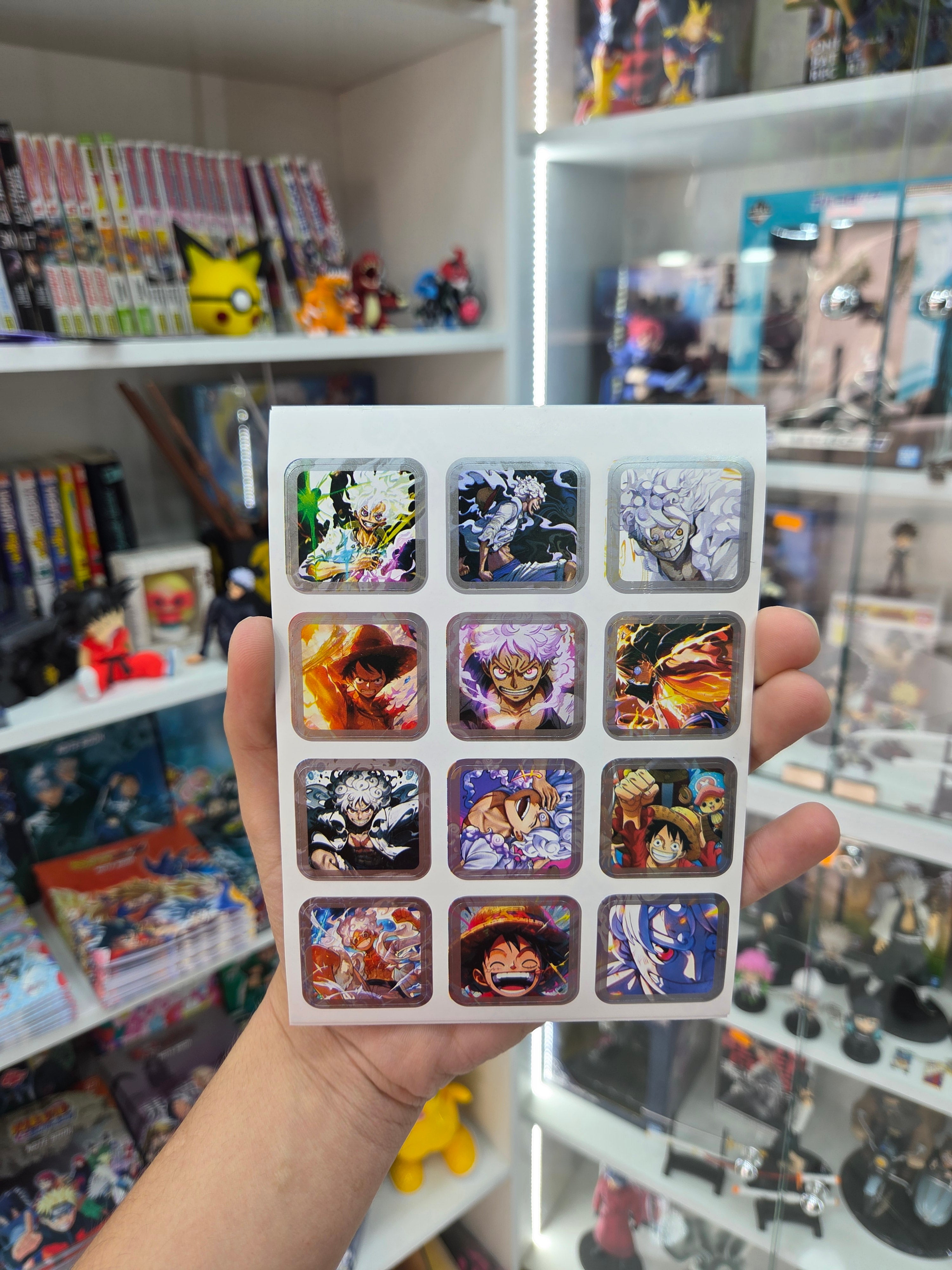 carnet stickers one piece luffy (46 pieces)