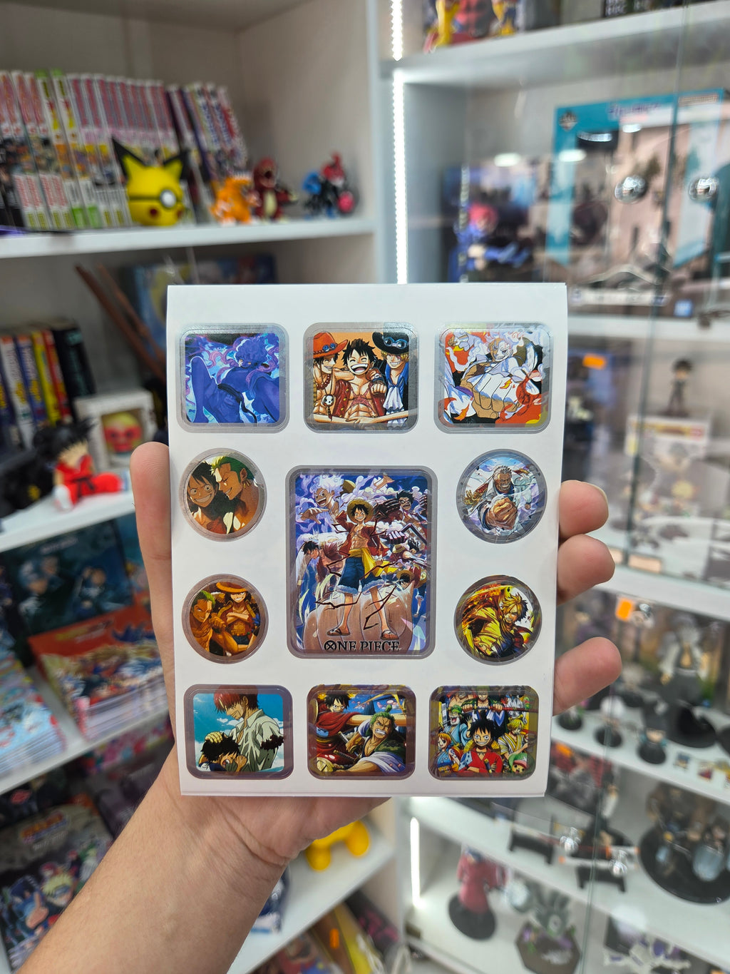 carnet stickers one piece luffy (46 pieces)