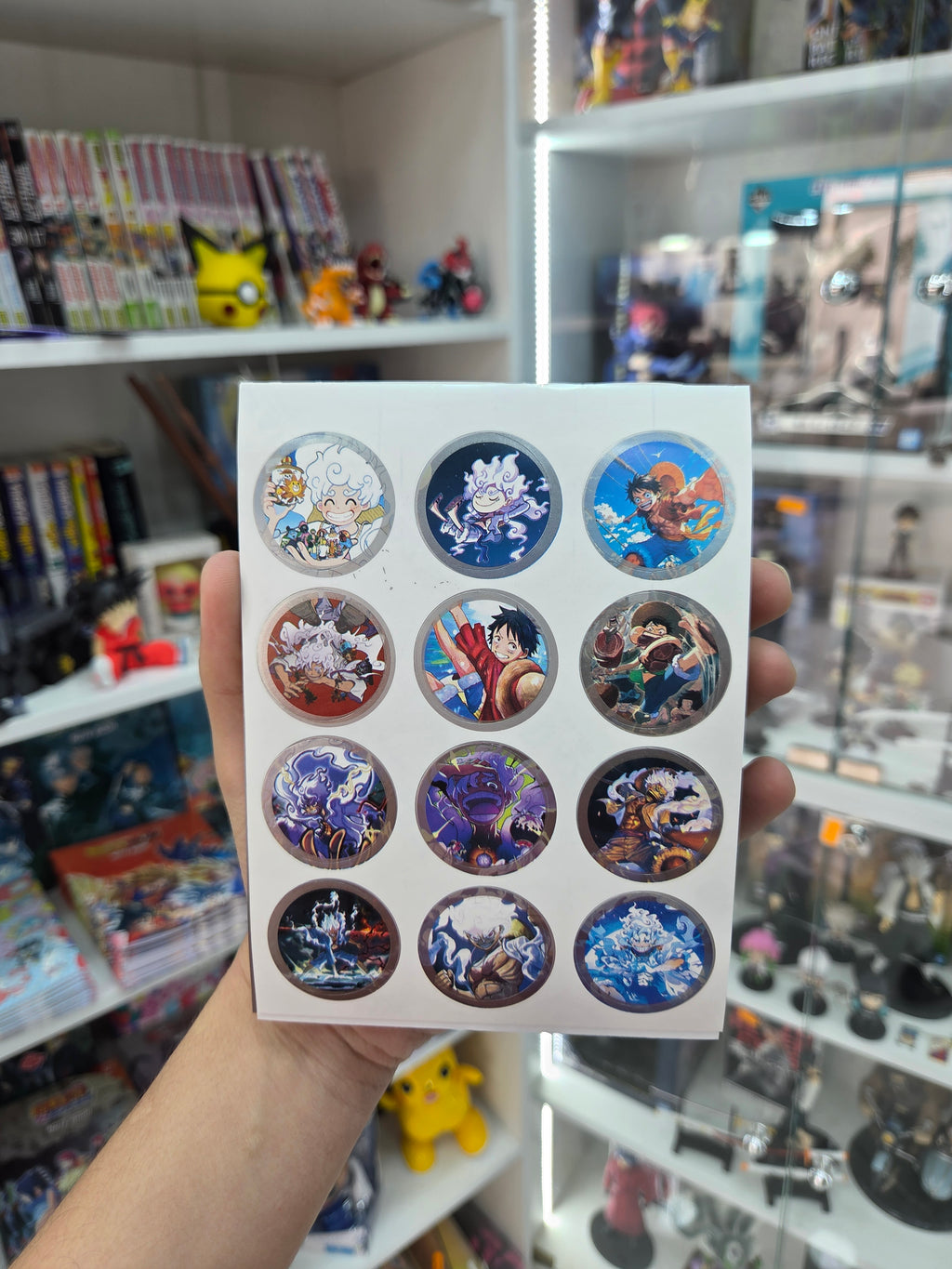 carnet stickers one piece luffy (46 pieces)
