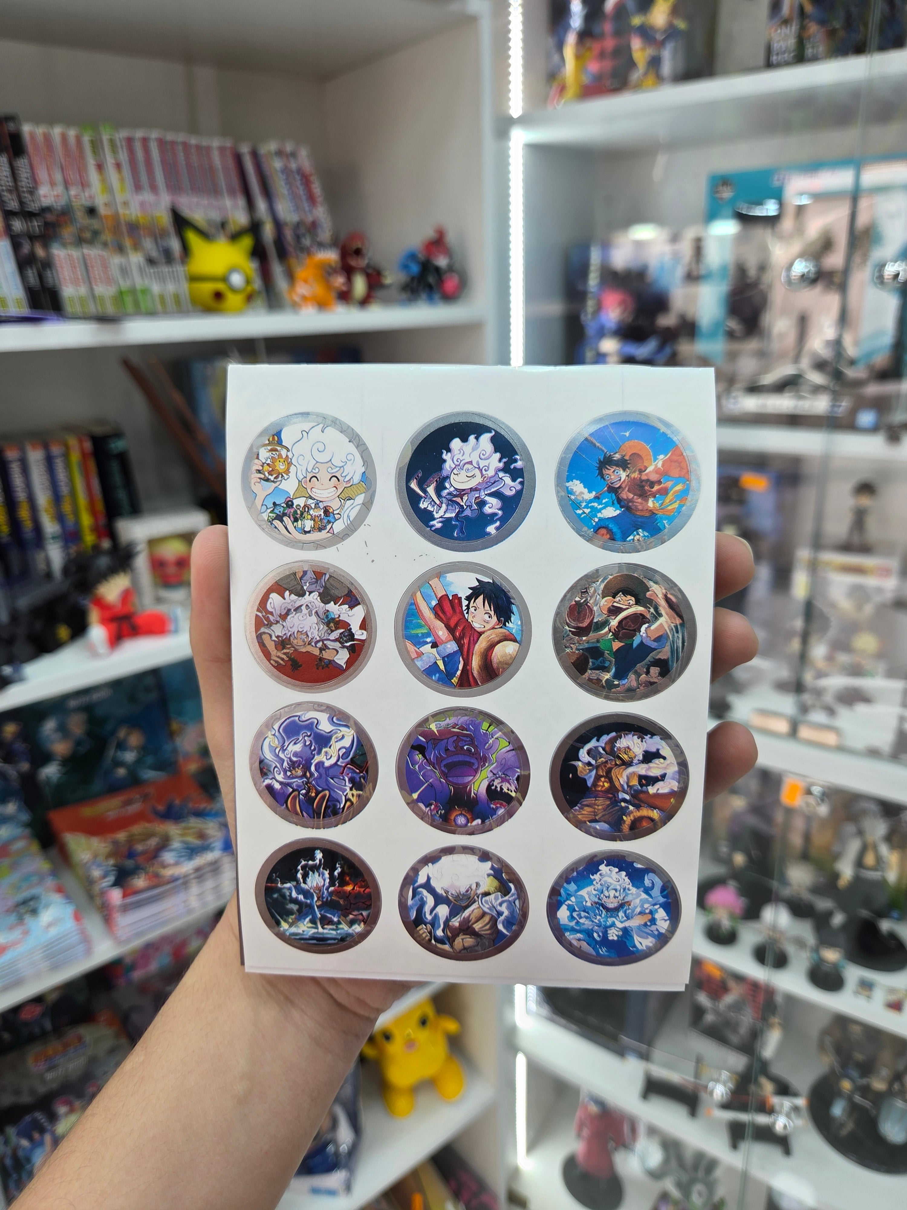 carnet stickers one piece luffy (46 pieces)