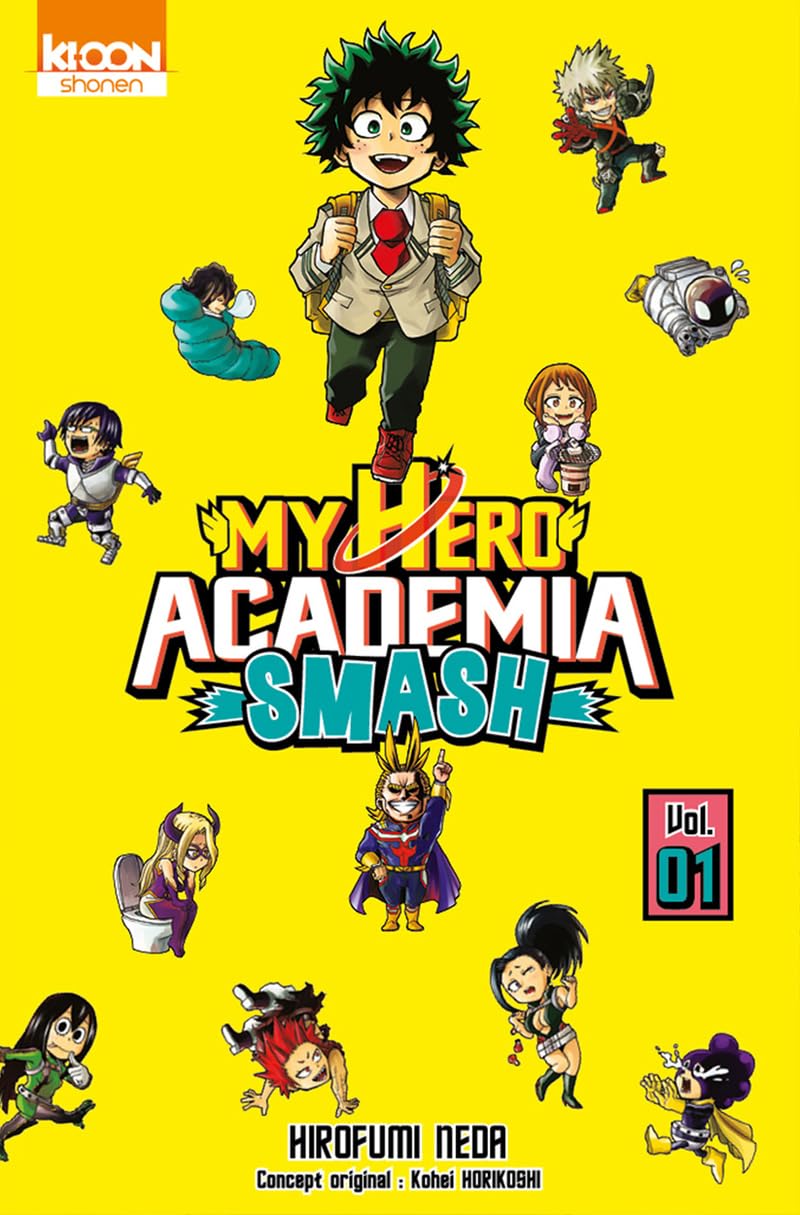 MANGA My Hero Academia smash tome 01